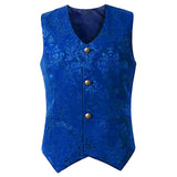 Mens Gothic Vest Waistcoat Steampunk Victorian Renaissance Costume