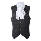 Mens Gothic Vest Waistcoat Steampunk Victorian Renaissance Costume