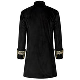 Mens Steampunk Jacket Gothic Victorian Renaissance Frock Halloween Outfits Coat