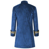 Mens Steampunk Jacket Gothic Victorian Renaissance Frock Halloween Outfits Coat