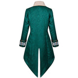 Mens Trench Coat Medieval Victorian Gothic Tuxedo Coat Back Steampunk Costume Carnival Party Outfit