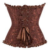 Women's Corset Bustier Top Sexy Lingerie Sets Black Red Overbust