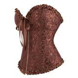 Women's Corset Bustier Top Sexy Lingerie Sets Black Red Overbust