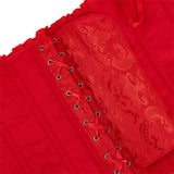 Women's Corset Bustier Top Sexy Lingerie Sets Black Red Overbust