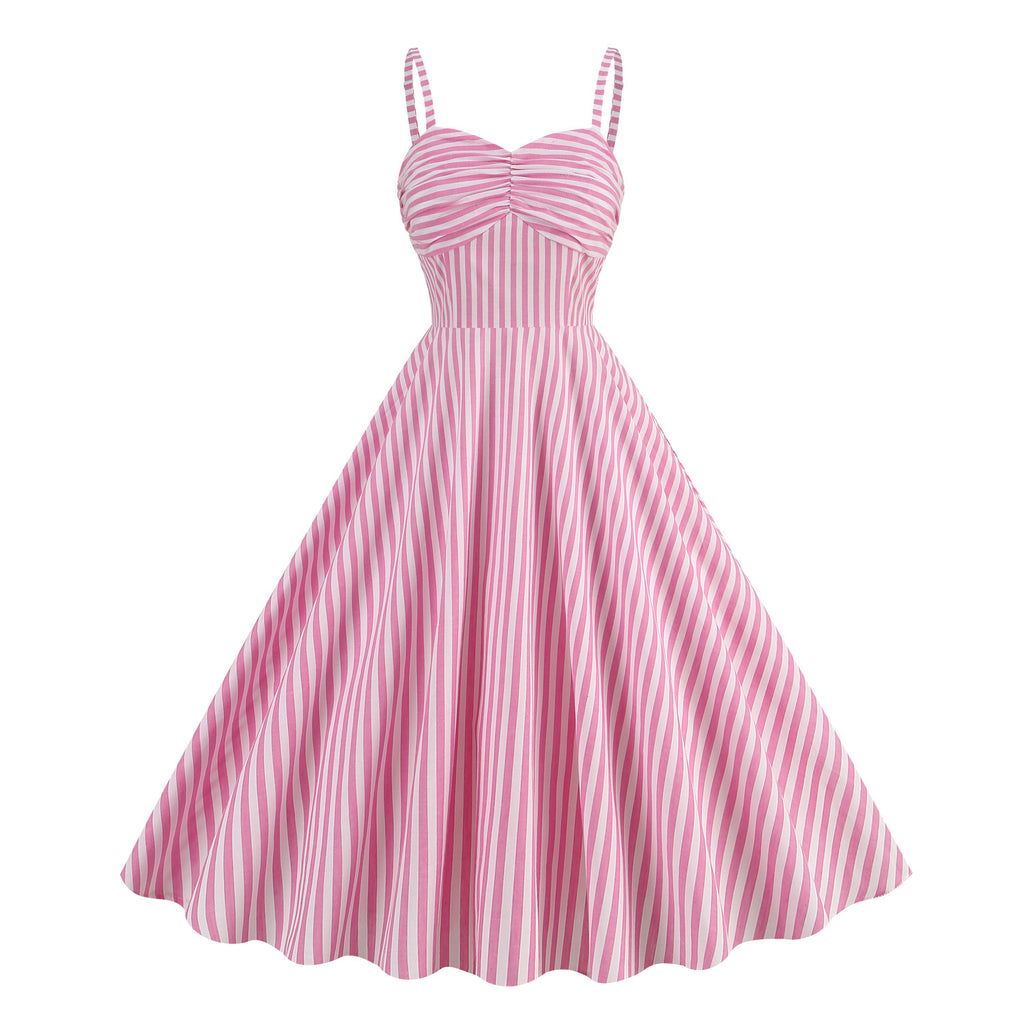 pink gingham 50s dress Adorable 1950s Pink Gingham Summer Dress (XS) Studio Gloria Vintage