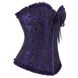 Women's Corset Bustier Top Sexy Lingerie Sets Black Red Overbust