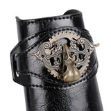 PU Leather Arm Guard Medieval Vambrace Steampunk Knight Retro Gauntlet Wristband