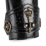 PU Leather Arm Guard Medieval Vambrace Steampunk Knight Retro Gauntlet Wristband