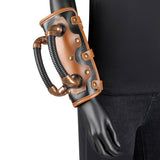 PU Leather Arm Guard Medieval Vambrace Steampunk Knight Retro Gauntlet Wristband