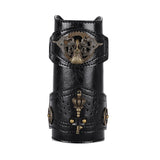 PU Leather Arm Guard Medieval Vambrace Steampunk Knight Retro Gauntlet Wristband