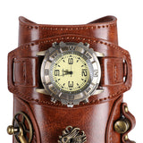 PU Leather Arm Guard Medieval Vambrace Steampunk Knight Retro Gauntlet Wristband