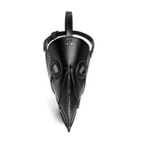 Plague Doctor Bird Mask Faux PU Leather Cosplay Retro Steampunk Long Nose Bird Beak