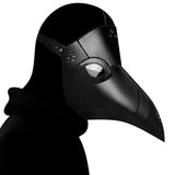 Plague Doctor Mask PU Leather Long Nose Bird Halloween Costume Mask