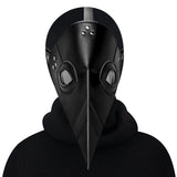 Plague Doctor Mask PU Leather Long Nose Bird Halloween Costume Mask