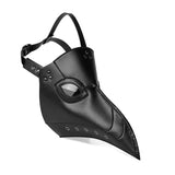 Plague Doctor Mask PU Leather Long Nose Bird Halloween Costume Mask