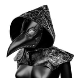 Plague Doctor Mask PU Leather Long Nose Bird Halloween Costume Mask