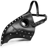 Plague Doctor Mask PU Leather Long Nose Bird Halloween Costume Mask