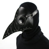 Plague Doctor Mask PU Leather Long Nose Bird Halloween Costume Mask