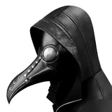 Plague Doctor Mask PU Leather Long Nose Bird Halloween Costume Mask