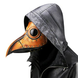 Plague Doctor Mask PU Leather Long Nose Bird Halloween Costume Mask