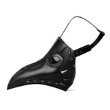 Plague Doctor Mask PU Leather Long Nose Bird Halloween Costume Mask