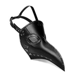 Plague Doctor Mask PU Leather Long Nose Bird Halloween Costume Mask