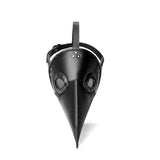 Plague Doctor Mask PU Leather Long Nose Bird Halloween Costume Mask