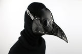 Plague Doctor Mask PU Leather Long Nose Bird Halloween Costume Mask