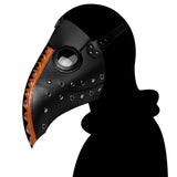 Plague Doctor Mask PU Leather Long Nose Bird Halloween Costume Mask