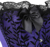 Plus Size Corsets for Women Floral Overbust Corset Top Bustier