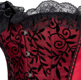 Plus Size Corsets for Women Floral Overbust Corset Top Bustier