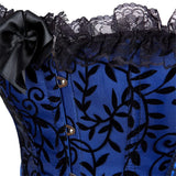 Plus Size Corsets for Women Floral Overbust Corset Top Bustier