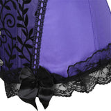 Plus Size Corsets for Women Floral Overbust Corset Top Bustier