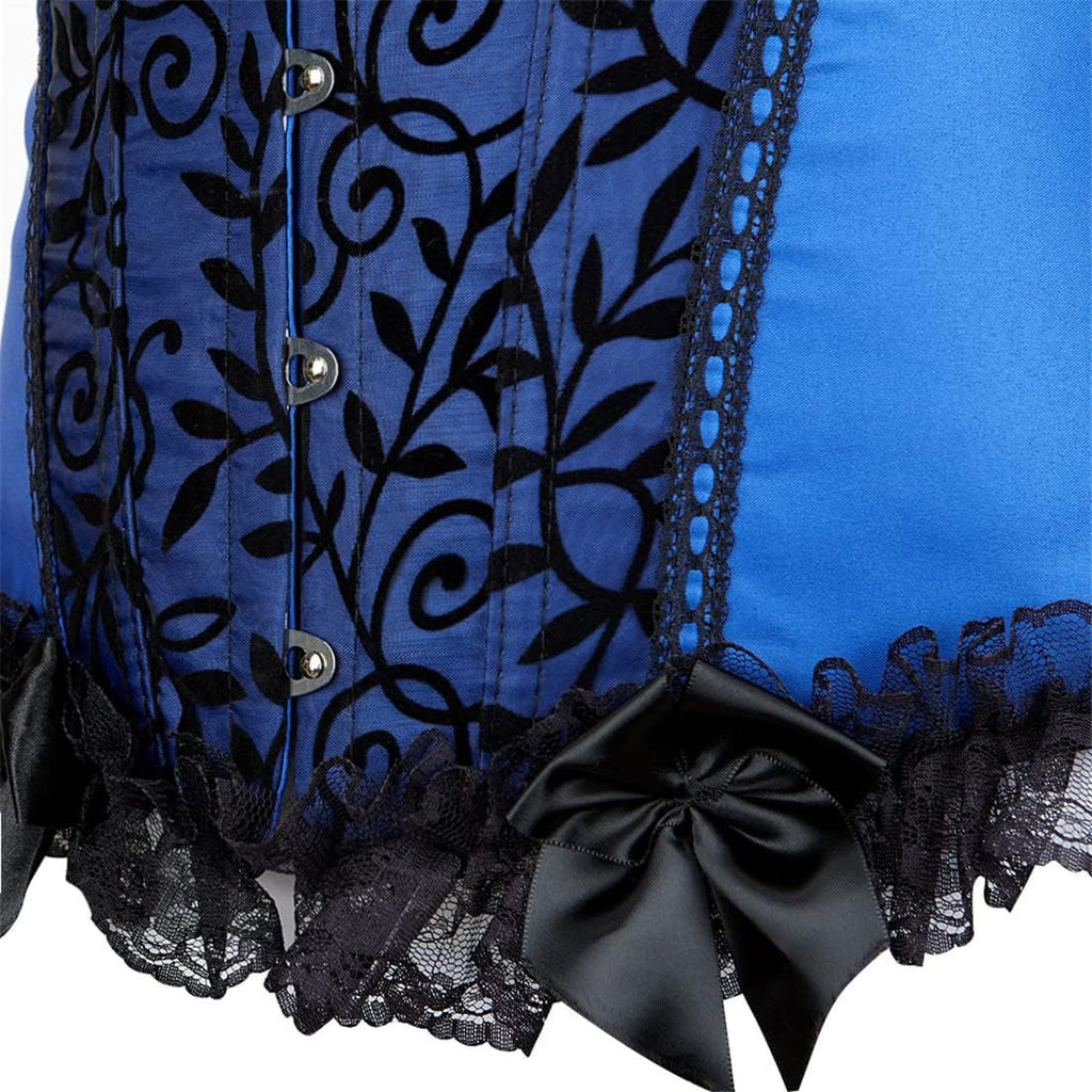 Plus Size Corsets for Women Floral Overbust Corset Top Bustier