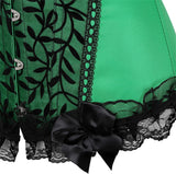 Plus Size Corsets for Women Floral Overbust Corset Top Bustier