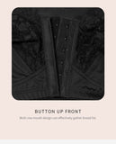 Plus Size Front Closure Posture Bra Seamless Ultra-Thin Embroidered Transparent Bra