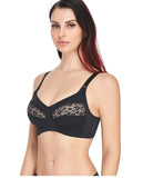 Plus Size Lace Bras Full Coverage Underwire Bras Lifting Bra for Heavy Breast