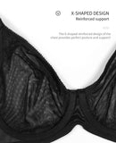 Plus Size Sexy Lace Bras Underwire Bra Bralette Underwear Delicate Embroidery Brassiere