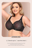 Plus Size Sexy Lace Bras Underwire Bra Bralette Underwear Delicate Embroidery Brassiere