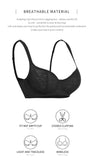 Plus Size Womens Lace Bras Ultra Thin Comfort Sexy Bralette Back Push Up Bra