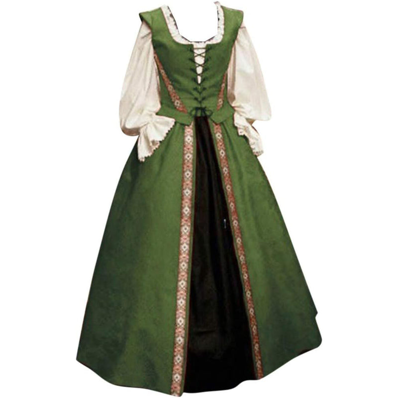 Renaissance Costumes for Women Medieval Renaissance Faire Dress Queen Princess Vintage Halloween Costumes