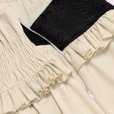 Renaissance Faire Costume Women Pirate Dress Off Shoulder High Low Victorian Steampunk Dress