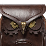 Renaissance Small Owl Messenger Satchel Bag Medieval Steampunk Goth Pirate Coin Pouch Ren Faire Bag