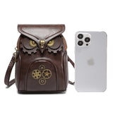 Renaissance Small Owl Messenger Satchel Bag Medieval Steampunk Goth Pirate Coin Pouch Ren Faire Bag