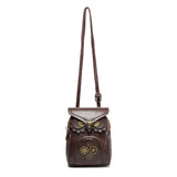 Renaissance Small Owl Messenger Satchel Bag Medieval Steampunk Goth Pirate Coin Pouch Ren Faire Bag