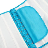 Satin Sexy Strong Boned Corset Lace Up Overbust Waist Cincher Bustier Bodyshaper Top