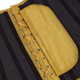 Satin Sexy Strong Boned Corset Lace Up Overbust Waist Cincher Bustier Bodyshaper Top