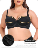 Sexy Women's Maximum Cleavage Underwire Push Up Plus Size Bra