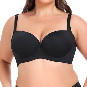 Sexy Women's Maximum Cleavage Underwire Push Up Plus Size Bra