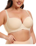 Sexy Women's Maximum Cleavage Underwire Push Up Plus Size Bra